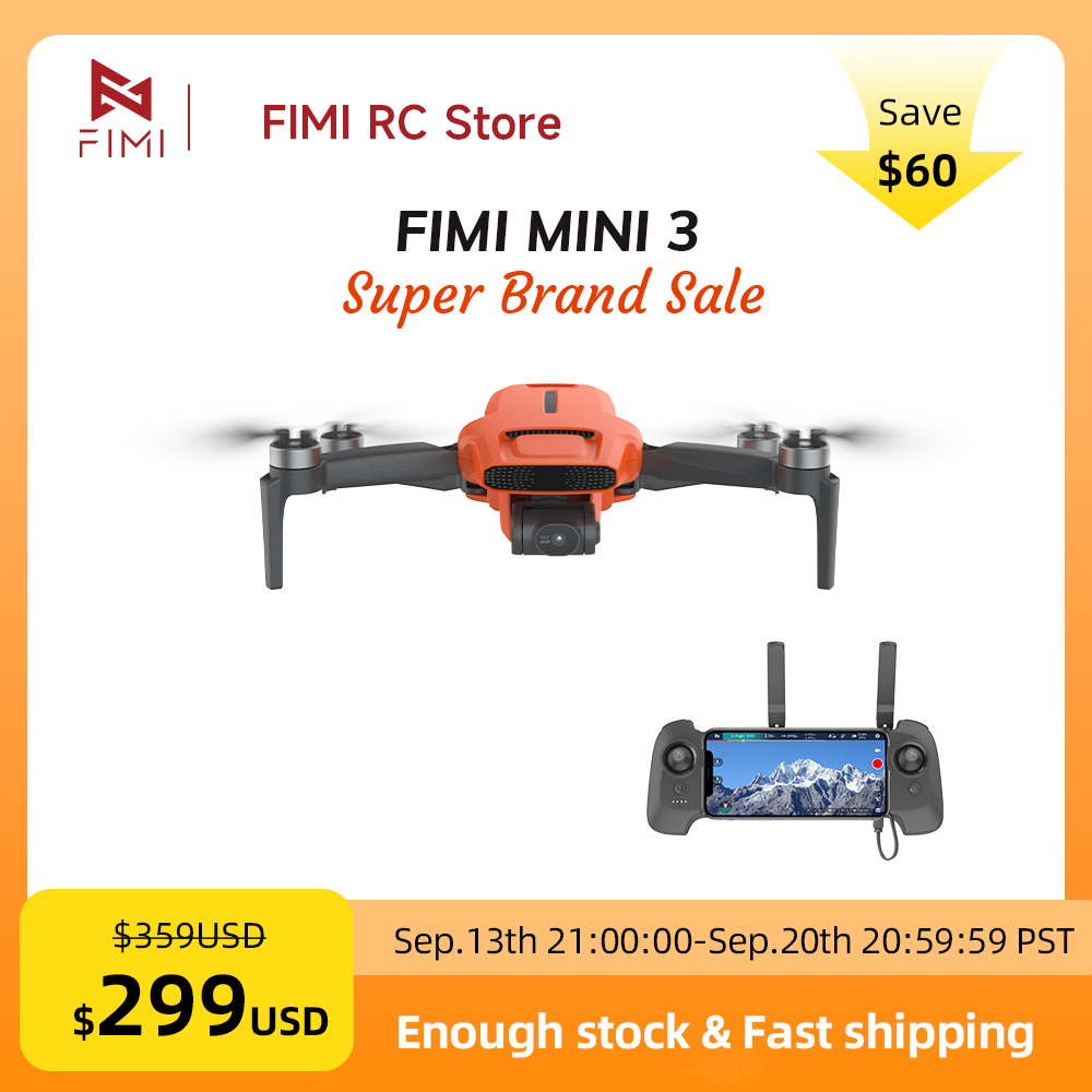 Drone Camera With Gimbal - FIMI MINI 3 Kamera-Drohne 4K 60fps