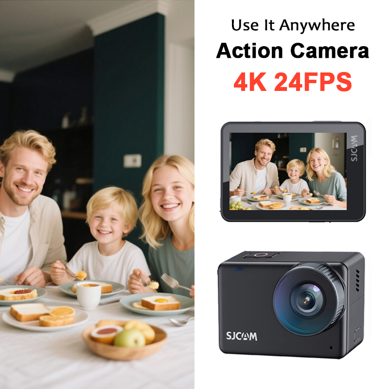 Drone Camera Action - SJCAM SJ10X Wasserdichte Action-Kamera Anti-Shake 4K