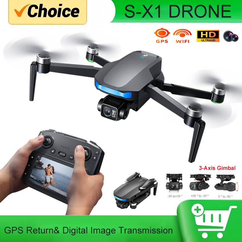 S-X1 MAX GPS-Drohne mit 3-Achs – Drone Camera With Gimbal Bewertung und Preis